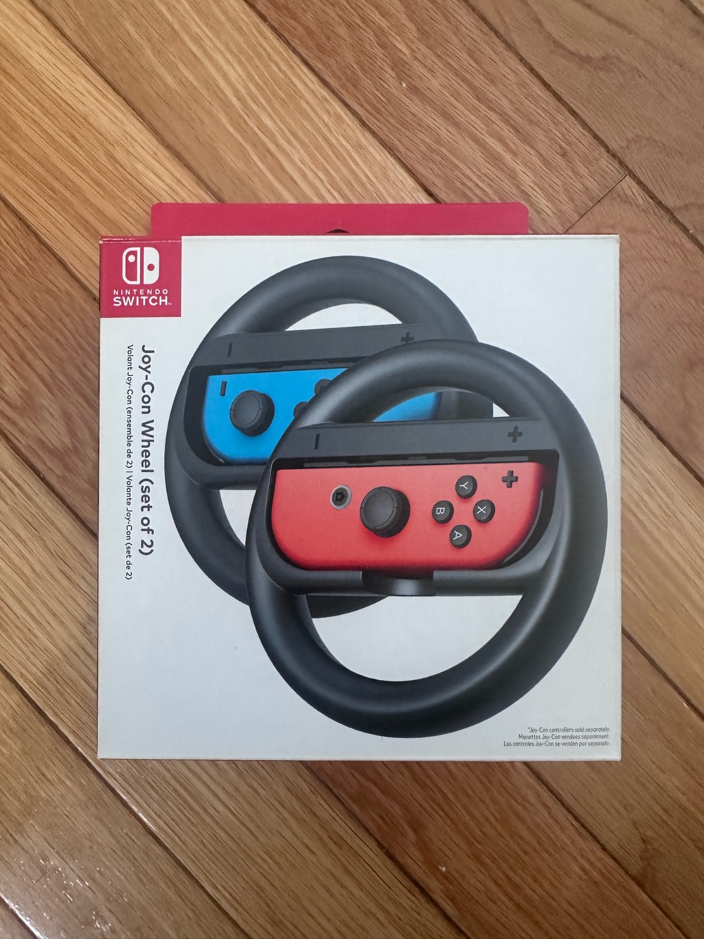 Nintendo Joy-Con Racing Wheel Pair - Red & Blue